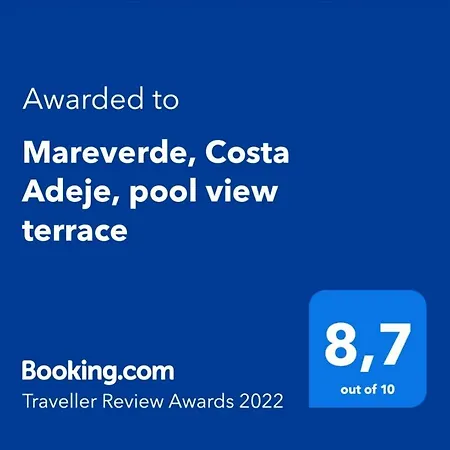 Mareverde, Costa Adeje, Pool View Terrace Apartament Costa Adeje (Tenerife)